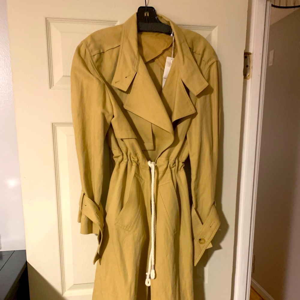 Vince Trench Coat Linen/Cotton